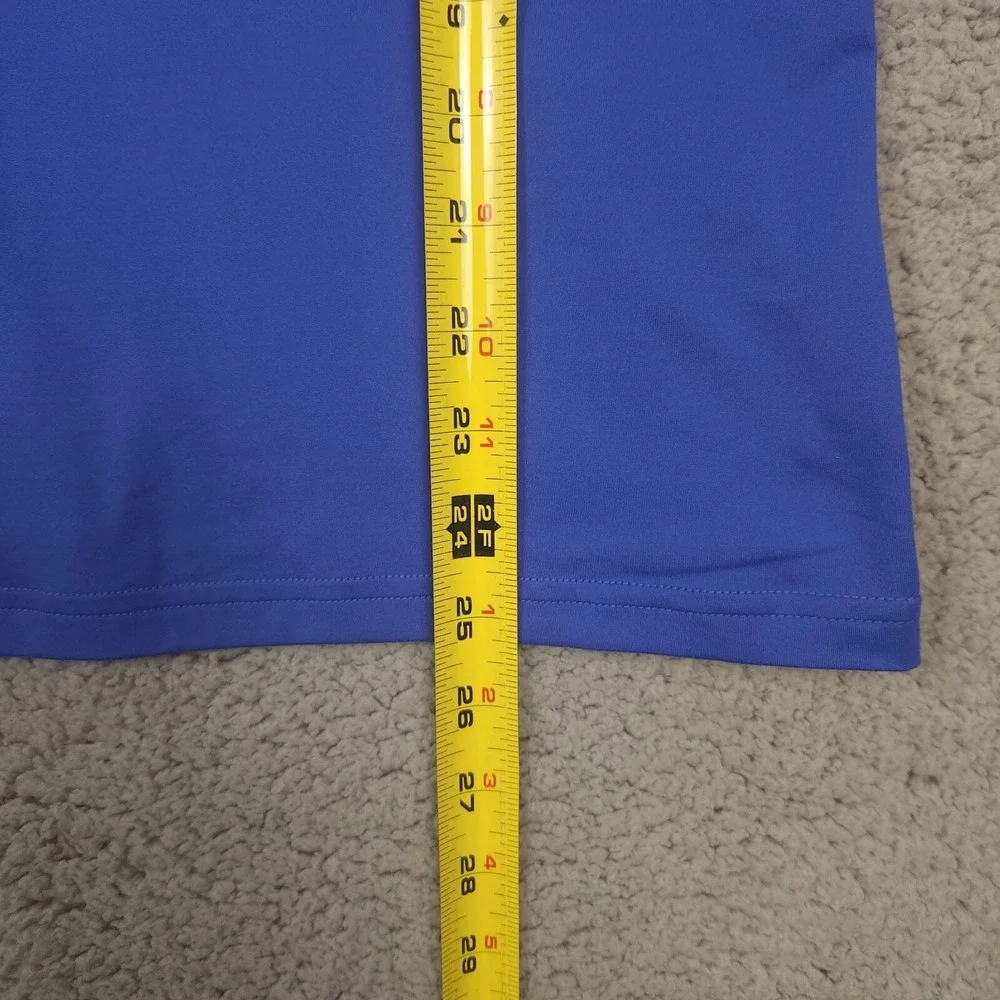 Polo Ralph Lauren Shirt Womens Large Blue Quarter Zip Golf‎ Preppy Pullover